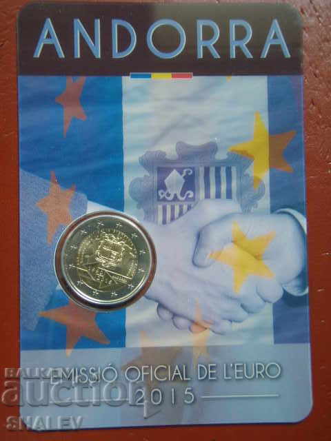 2 Euro 2015 Andorra "25 years customs in EU"/Andorra/(2)- Unc