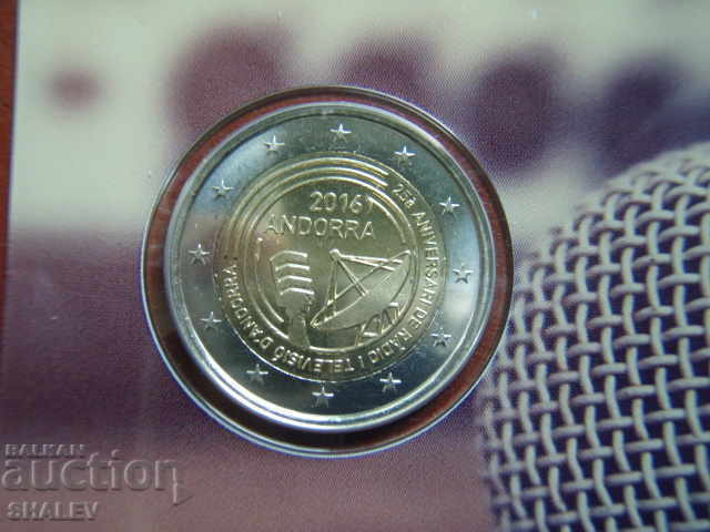 Delivery of 2 Euro 2016 Andorra "25 years public low" /Andorra/ (1) - Unc