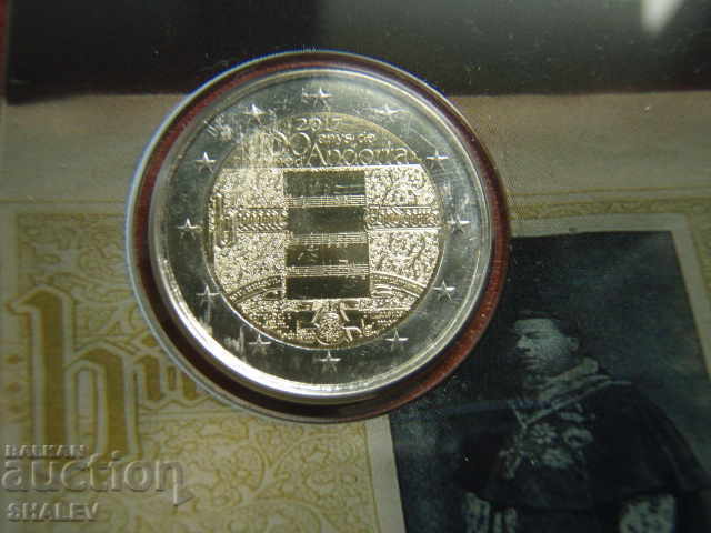 Доставка на 2 Euro 2017 Andorra "100 years himn Andorra"/Андора/ (1) Unc