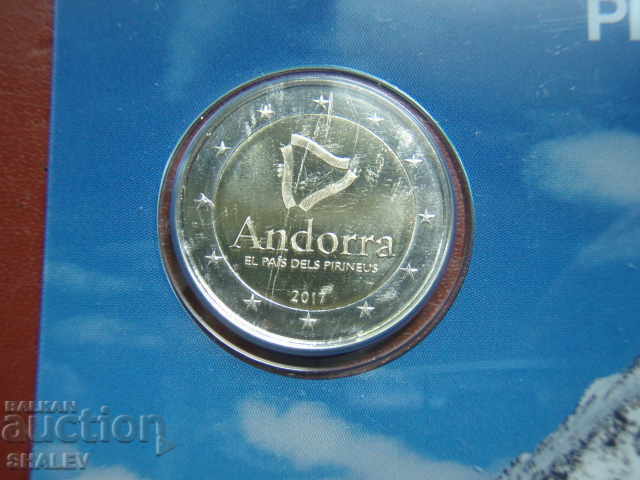 Livrarea 2 Euro 2017 Andorra "Land in Pirineen" (2) /Andorra/ - Unc