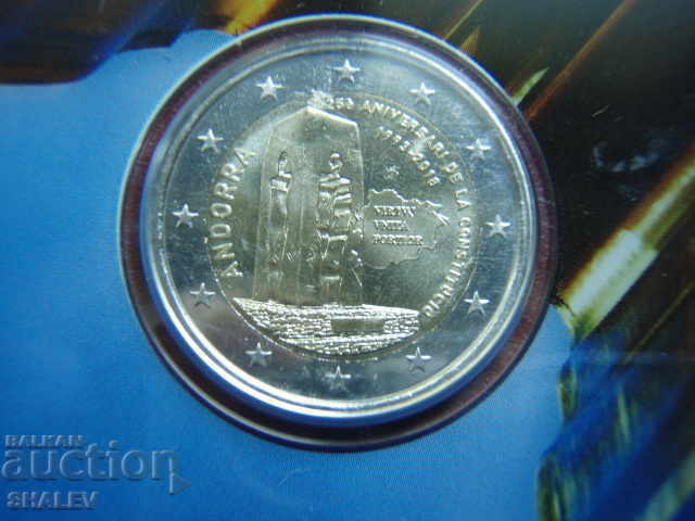 Delivery of 2 Euro 2018 Andorra "25 years of us" (1) /Andorra/ - Unc Delivery of 2 Euro 2018 Andorra "25 years of us" (1) /Andorra/ - Unc