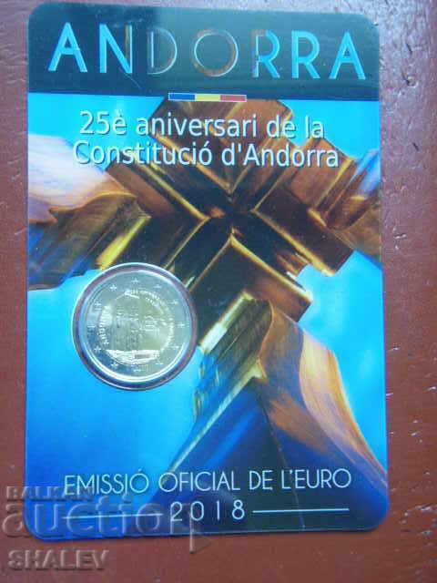 2 Euro 2018 Andorra "25 years of us" (1) - Unc