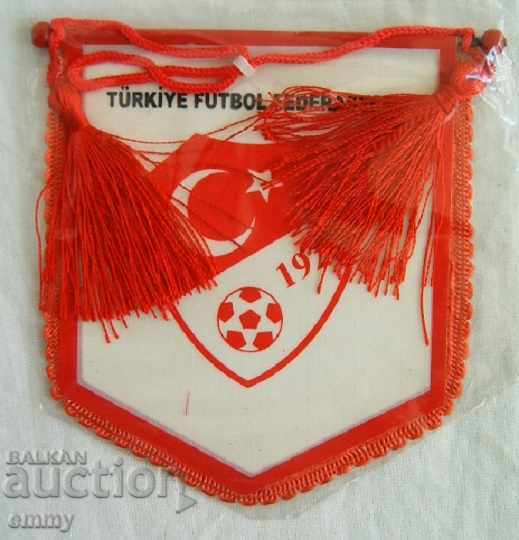 Old football flag of the Football Federation of Turkey