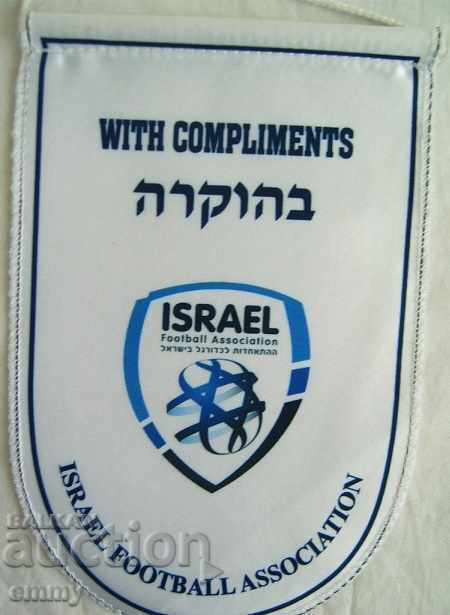 Old football flag of the Football Federation of Israel with price 8.00 BGN | € 4.09