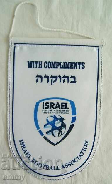 Old football flag of the Football Federation of Israel