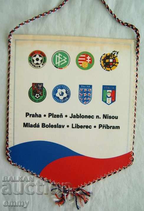 Auction Old flag football UEFA Championship "Under 19" 2008 Czech Republic Auction Old flag football UEFA Championship "Under 19" 2008 Czech Republic