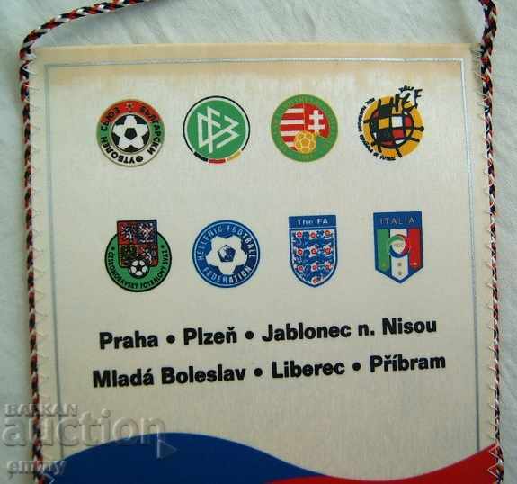 Delivery of Old flag football UEFA Championship "Under 19" 2008 Czech Republic Delivery of Old flag football UEFA Championship "Under 19" 2008 Czech Republic