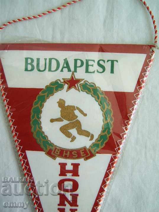 Old football flag FC Honved (Kispest) Budapest Hungary with price 8.00 BGN | € 4.09 Old football flag FC Honved (Kispest) Budapest Hungary with price 8.00 BGN | € 4.09