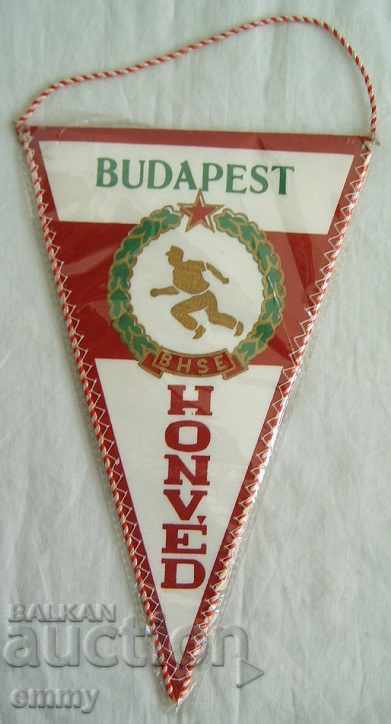 Παλιά σημαία ποδοσφαίρου FC Honved (Kispest) Βουδαπέστη Ουγγαρία