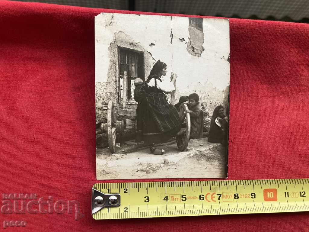 A peasant woman from the village of Chepino Banya / today Velingrad / old photo - 5 A peasant woman from the village of Chepino Banya / today Velingrad / old photo - 5