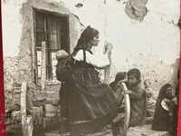 A peasant woman from the village of Chepino Banya / today Velingrad / old photo