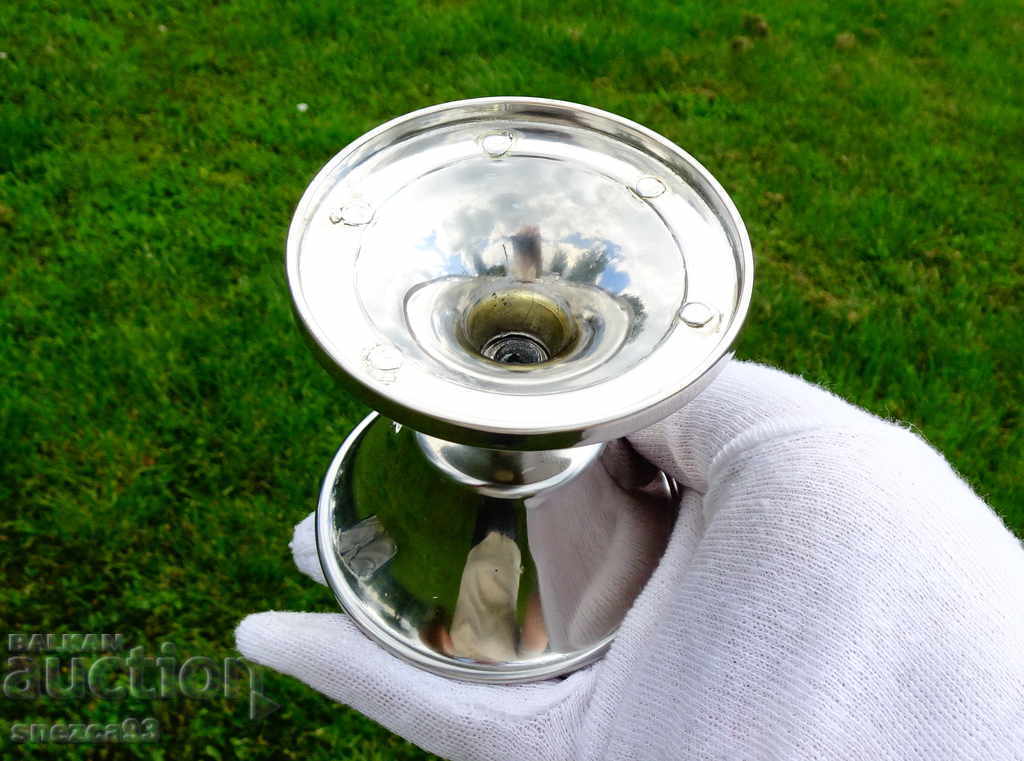 Silver-plated goblet, massive 8 cm. - 5 Silver-plated goblet, massive 8 cm. - 5