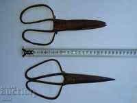 Large old forged abadji scissors 2 pieces. Scissors