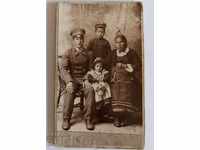 VECHI FAMILIE FOTO FOTO CARTON PRINCIPIUL BULGARIEI