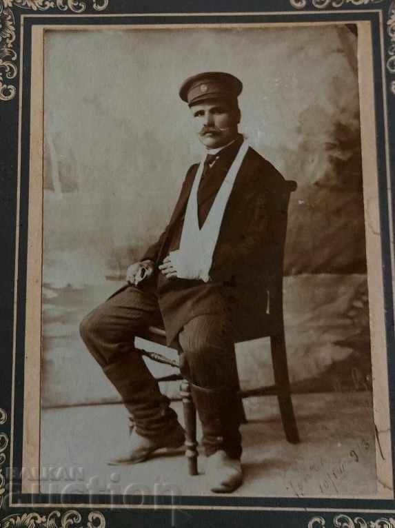 1913 WRITTEN COATS ENVER BAY PASHA PHOTO CARDBOARD with price 39.00 BGN | € 19.94 1913 WRITTEN COATS ENVER BAY PASHA PHOTO CARDBOARD with price 39.00 BGN | € 19.94