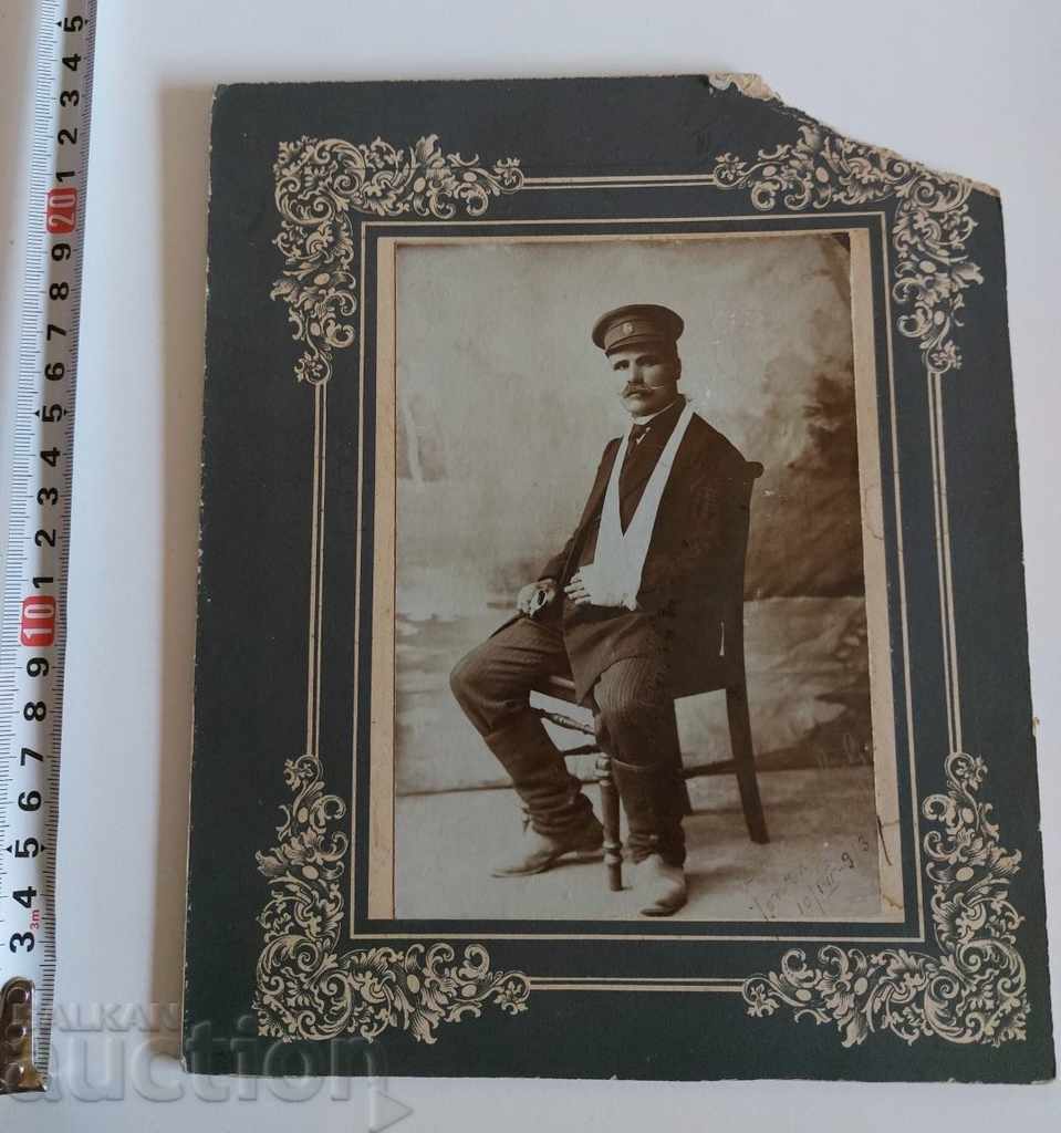 1913 WRITTEN COATS ENVER BAY PASHA PHOTO CARDBOARD
