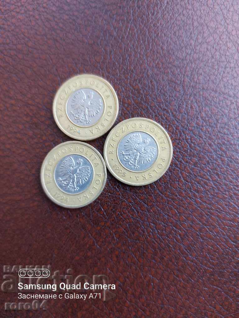 POLAND - 2 PLN - 3 PIECES - 6 POLAND - 2 PLN - 3 PIECES - 6