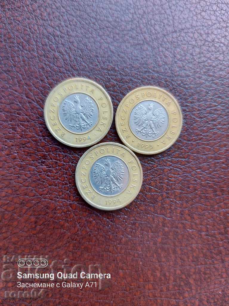 POLAND - 2 PLN - 3 PIECES - 7 POLAND - 2 PLN - 3 PIECES - 7