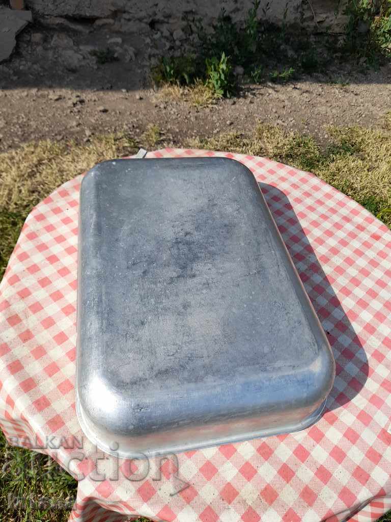 Old aluminum tray - 6