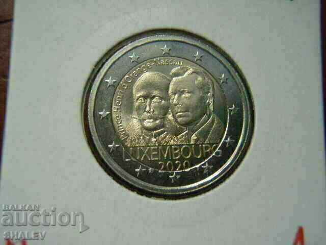 2 euro 2020 Luxembourg "Orange"(1) Luxembourg - Unc (2 euro) with price 20.89 BGN | € 10.68