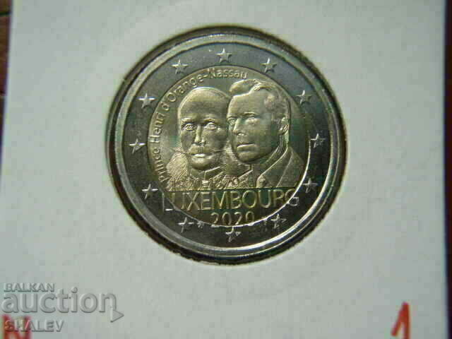 Delivery of 2 euro 2020 Luxembourg "Orange"(1) Luxembourg - Unc (2 euro)