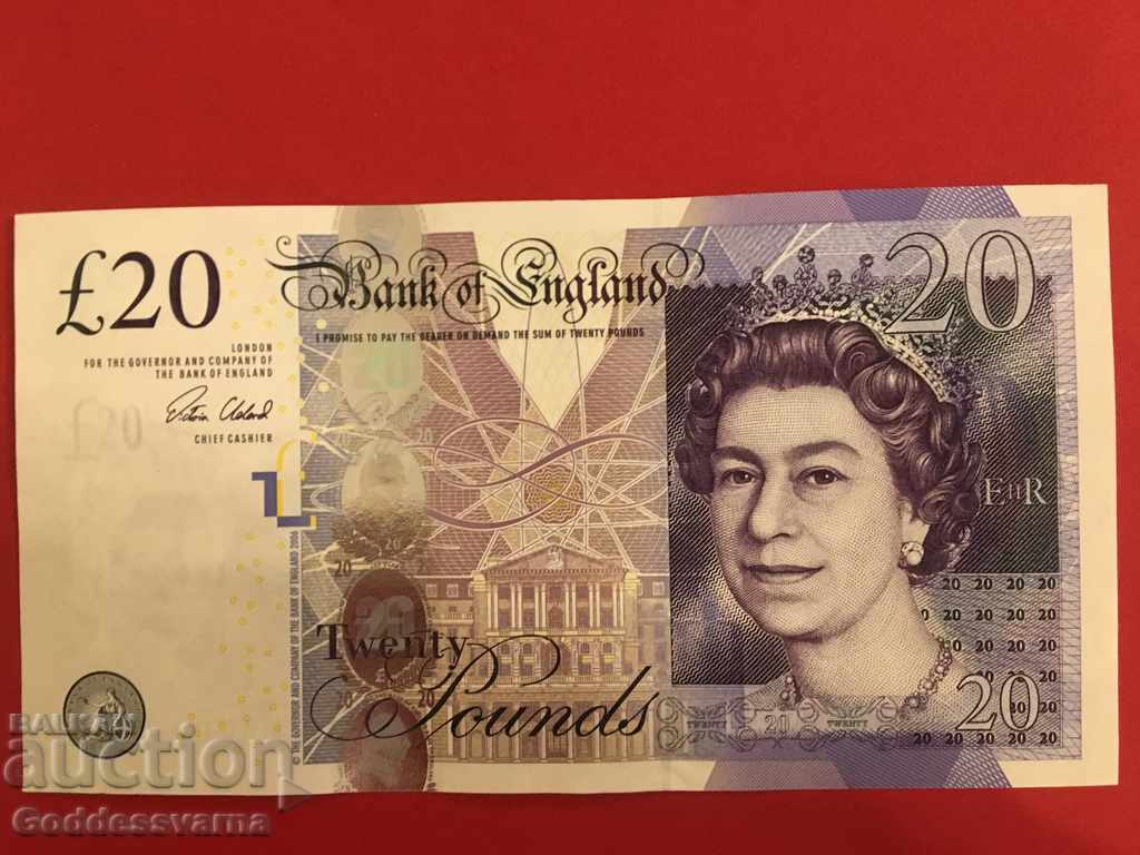 Anglia 20 de lire sterline 2006 Unc Ref 8828