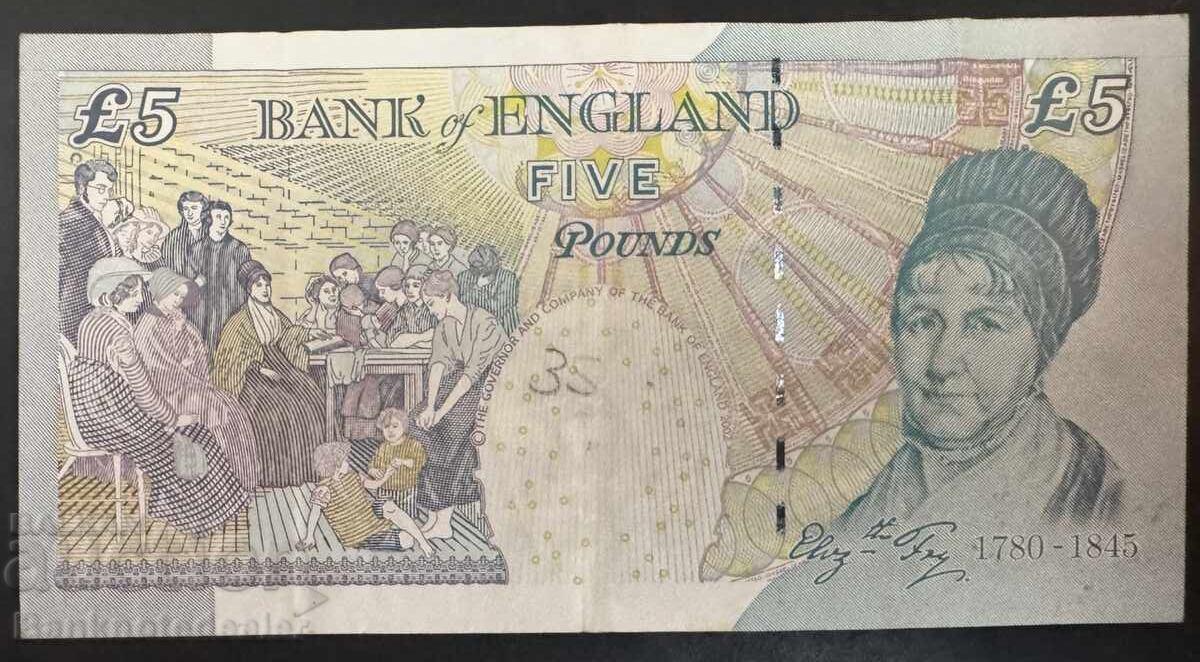 Anglia 5 Lire 2012 Pick 391d Ref 4554 cu preț € 12.00 | 23.47 BGN