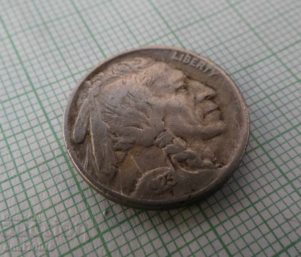 5 cents 1923. USA - 5 5 cents 1923. USA - 5