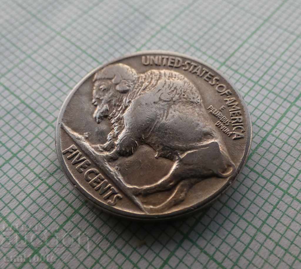 Auction  5 cents 1925 USA