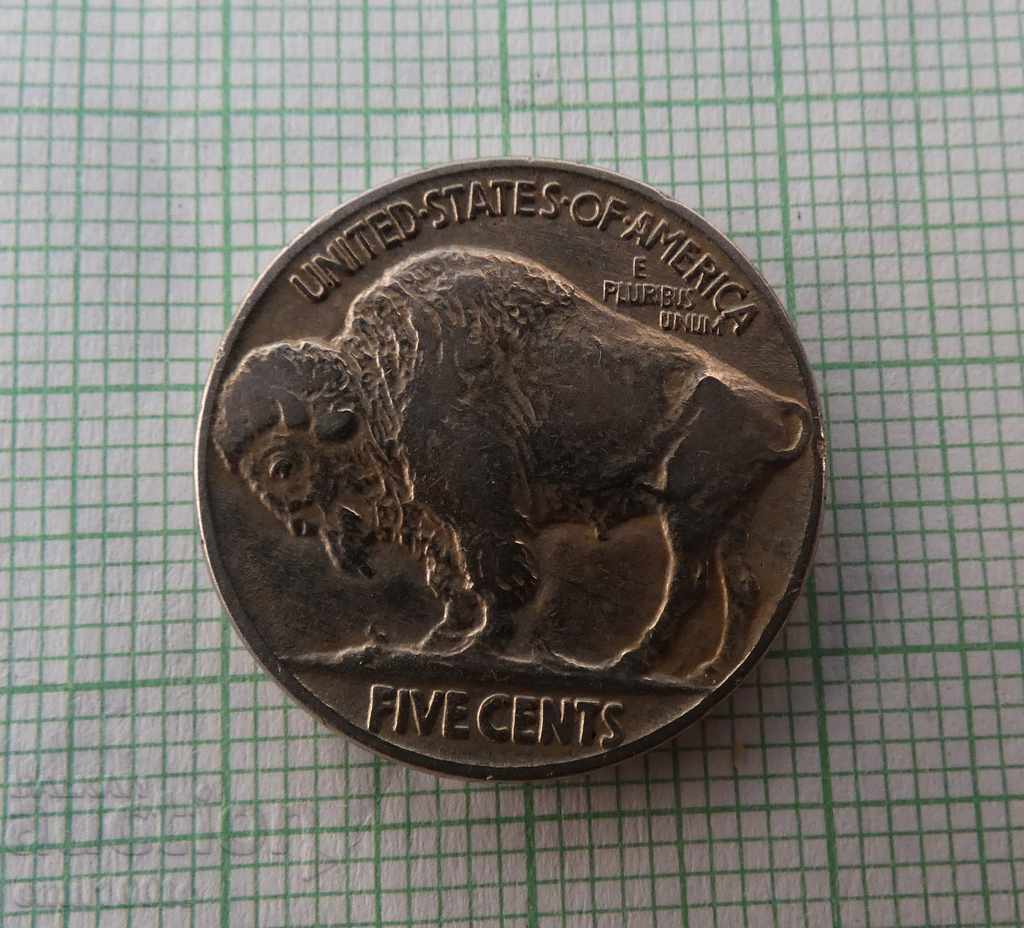 5 cents 1925 USA