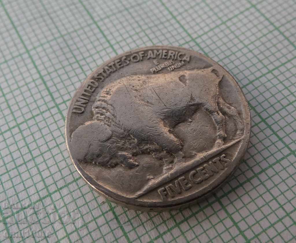 5 цента 1934 г. САЩ с цена 7.00 лв. | € 3.58 5 цента 1934 г. САЩ с цена 7.00 лв. | € 3.58