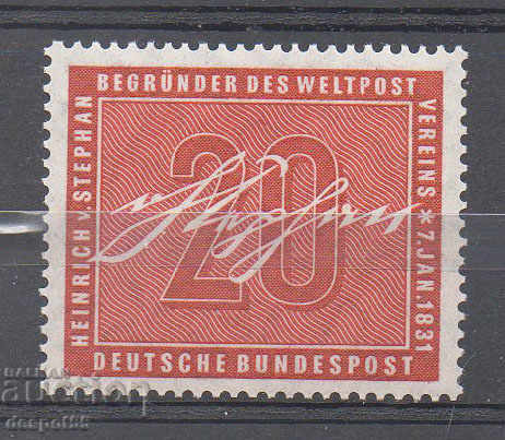 1956. Germany. 125 years since the birth of Heinrich von Stefan