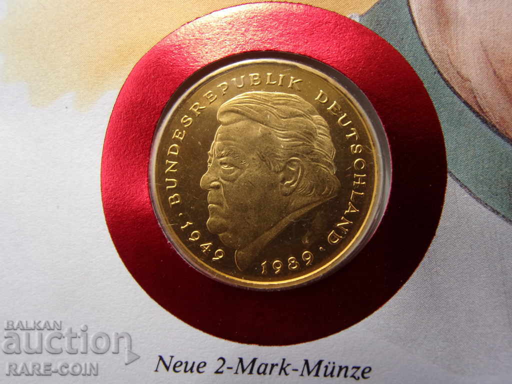 RS (27) Germany NUMISBRIEF 1991 J PROOF UNC Rare with price € 10.23 | 20.01 BGN