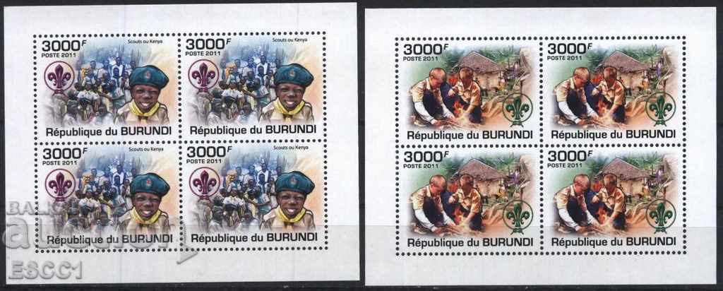 Чисти блокове  Скаути 2011 от Бурунди