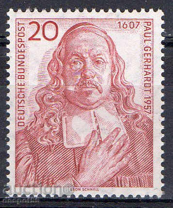 1957. FGD. Paul Gerhard (1607-1676), poet.