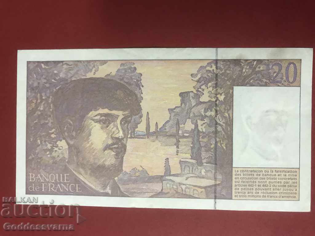 France 20 Francs 1997 Pick 151a Ref 3189 with price 12.00 BGN | € 6.14 France 20 Francs 1997 Pick 151a Ref 3189 with price 12.00 BGN | € 6.14