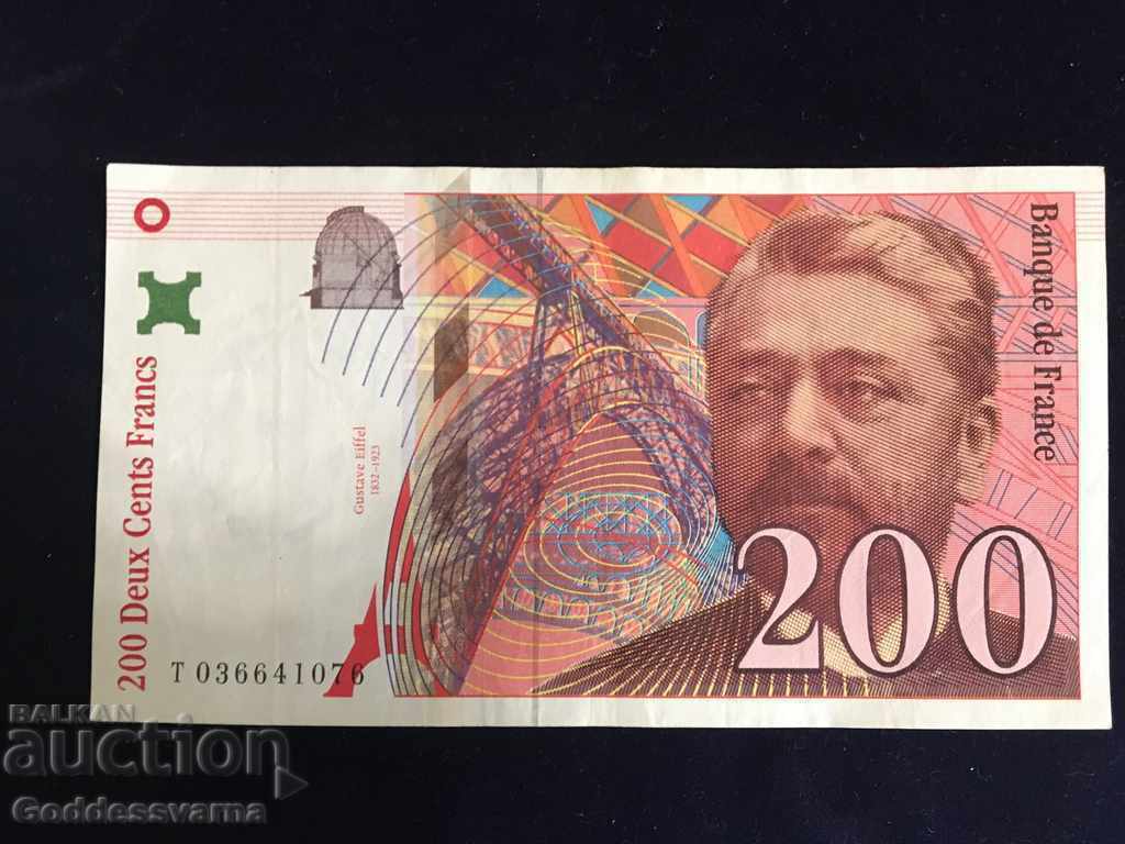 France 200 Francs 1996 Pick 159 Ref 1076