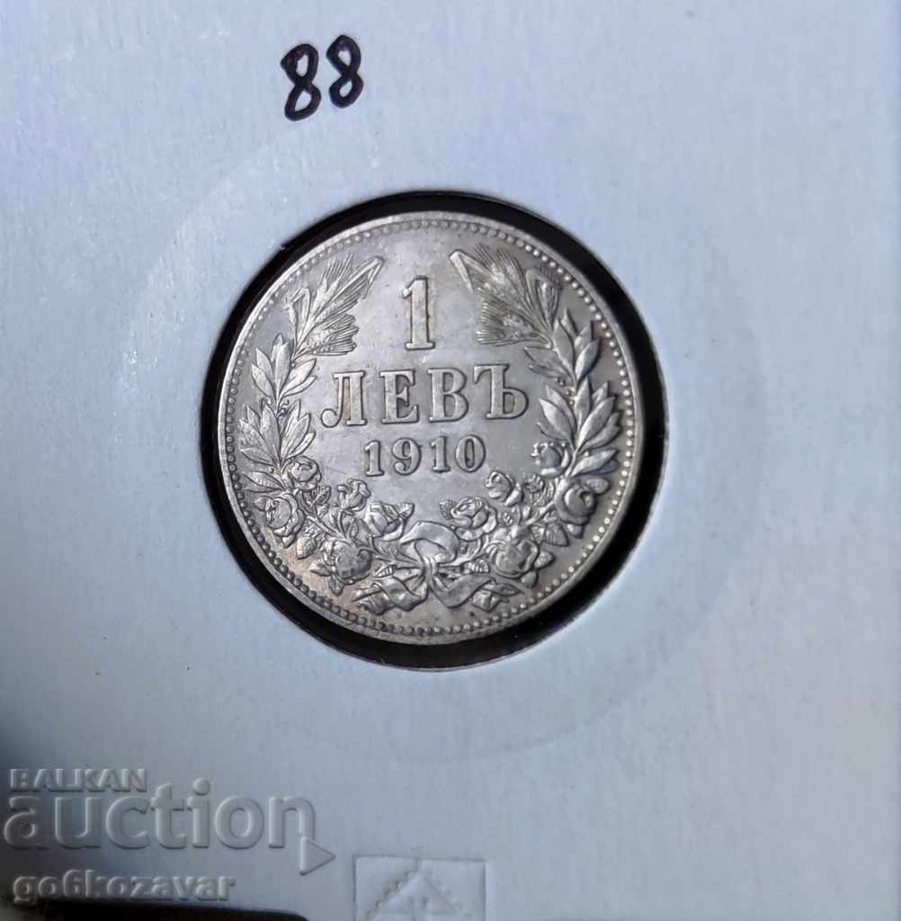Bulgaria 1 lev 1910 silver. For Collection! - 5
