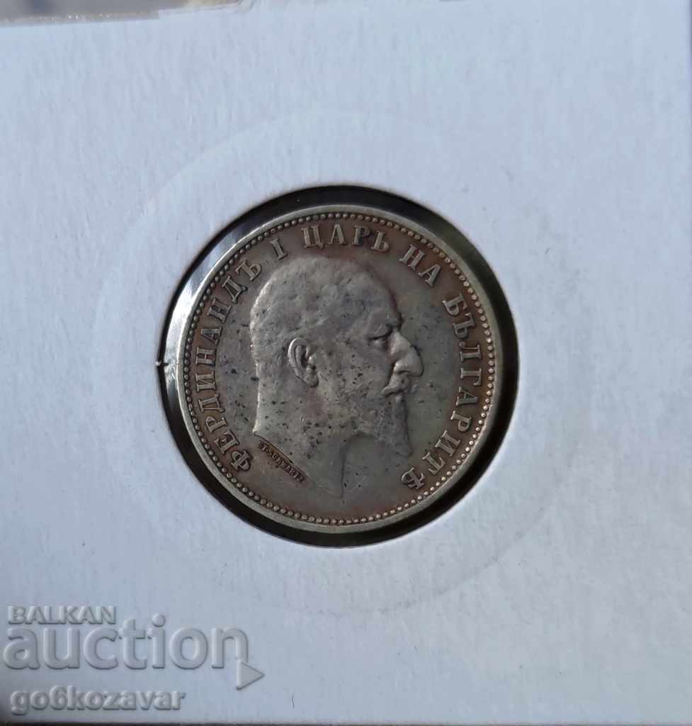 Bulgaria 1 lev 1910 silver. For Collection! - 6