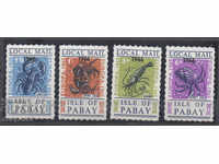 1965. Pabay Islands (Shottle). Europe. Local mail - Crustaceans.