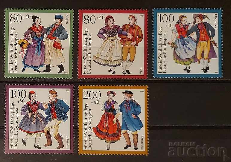 Germany 1993 Charity Brands Costumes MNH