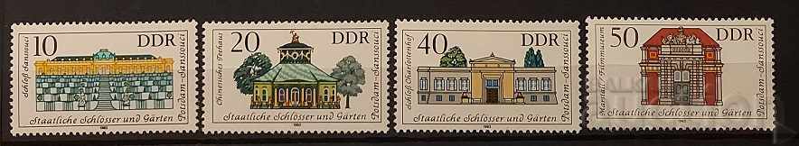 Γερμανία / GDR 1983 Παλάτια και Κήποι MNH