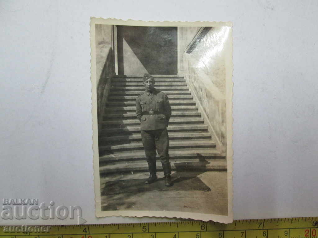 OLD PHOTO OF A GERMAN SOLDIER, UNIFORM with price 10.00 BGN | € 5.11 OLD PHOTO OF A GERMAN SOLDIER, UNIFORM with price 10.00 BGN | € 5.11