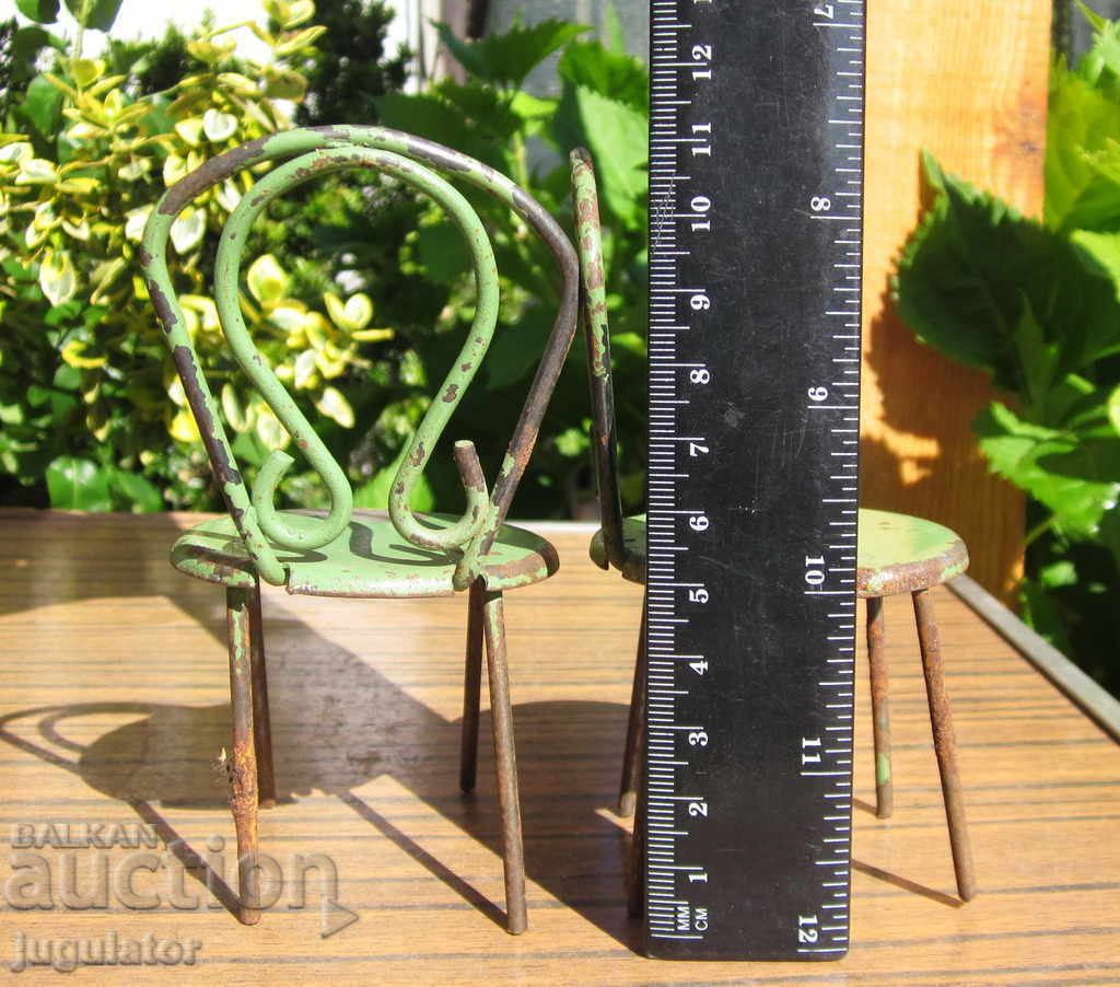 Delivery of antique metal chair stool toy doll chair Delivery of antique metal chair stool toy doll chair