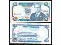 Kenya 20 shillingi 1989 Pick 25 aUnc Ref 8639