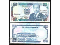 Kenya 20 shillingi 1989 Pick 25 aUnc Ref 8642