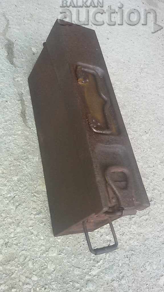 Cartridge case MG-34 Wehrmacht WWII box for ammunition with price 41.00 BGN | € 20.96 Cartridge case MG-34 Wehrmacht WWII box for ammunition with price 41.00 BGN | € 20.96