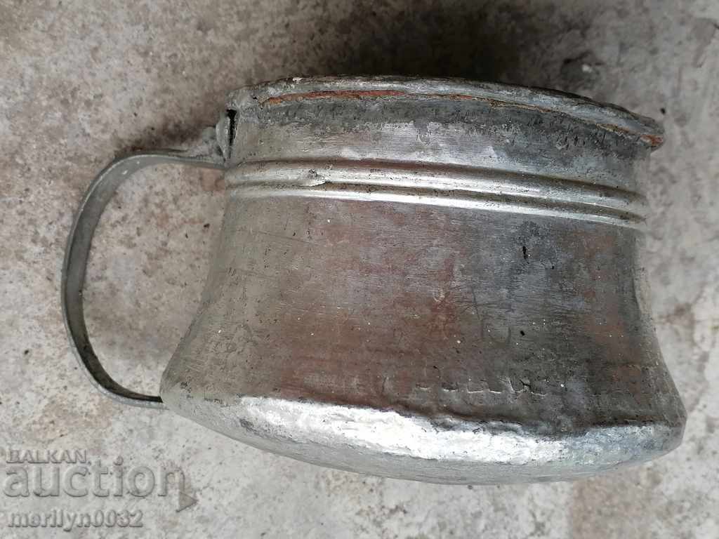 Old tin can, pit, copper, cauldron, cauldron pitcher - 5 Old tin can, pit, copper, cauldron, cauldron pitcher - 5