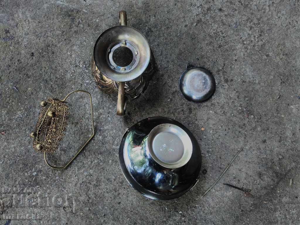 Lot of brass items with price 22.00 BGN | € 11.25 Lot of brass items with price 22.00 BGN | € 11.25