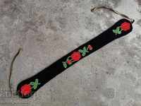 Old beaded belt belt belt strap buckle costume